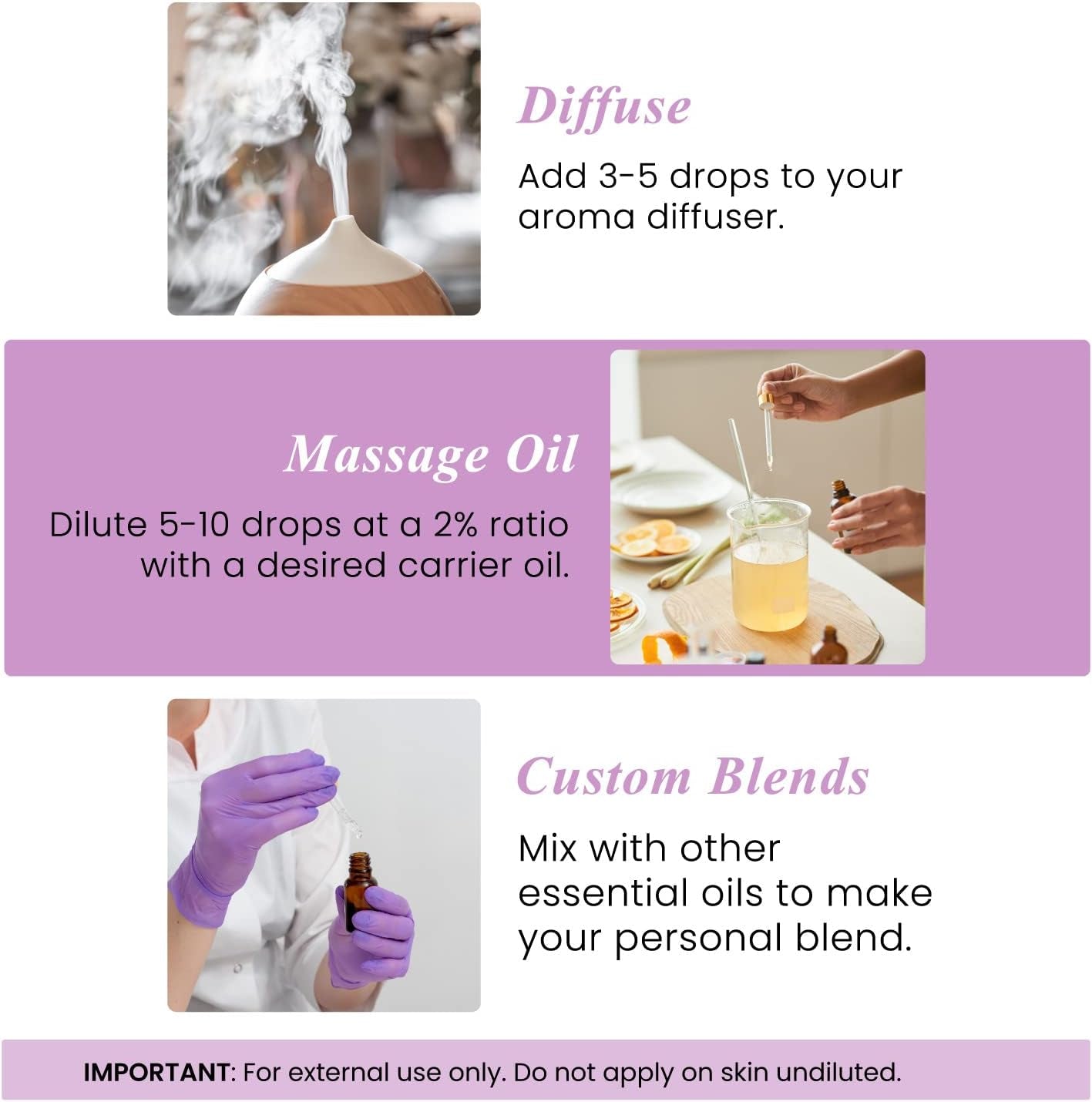 Lavender Essential Oil – Huge 4 Fl Oz – Essential Oil for Diffuser and Aromatherapy, Skin, Massage, Candle and Soap Making Fragrance