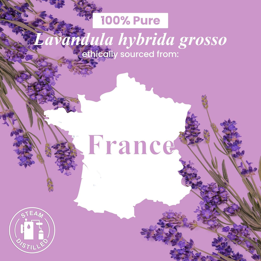 Lavender Essential Oil – Huge 4 Fl Oz – Essential Oil for Diffuser and Aromatherapy, Skin, Massage, Candle and Soap Making Fragrance