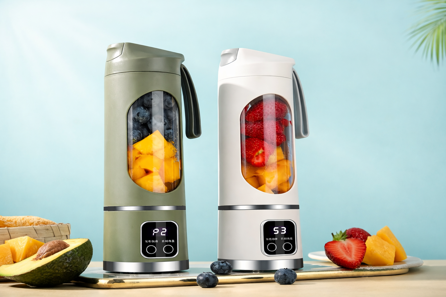 Rechargeable Personal Blender with LED Display