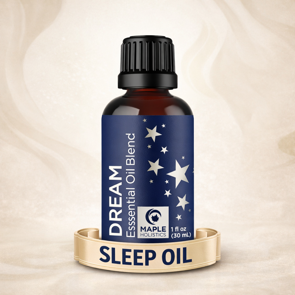 Dream Essential Oil Blend for Diffusers - Enhance Your Sleep with Aromatherapy Featuring Clary Sage, Ylang-Ylang, Roman Chamomile, and Lavender (1 Fl Oz)