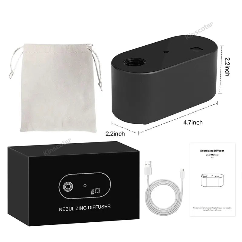 Portable Waterless Pure Aroma Nebulizer