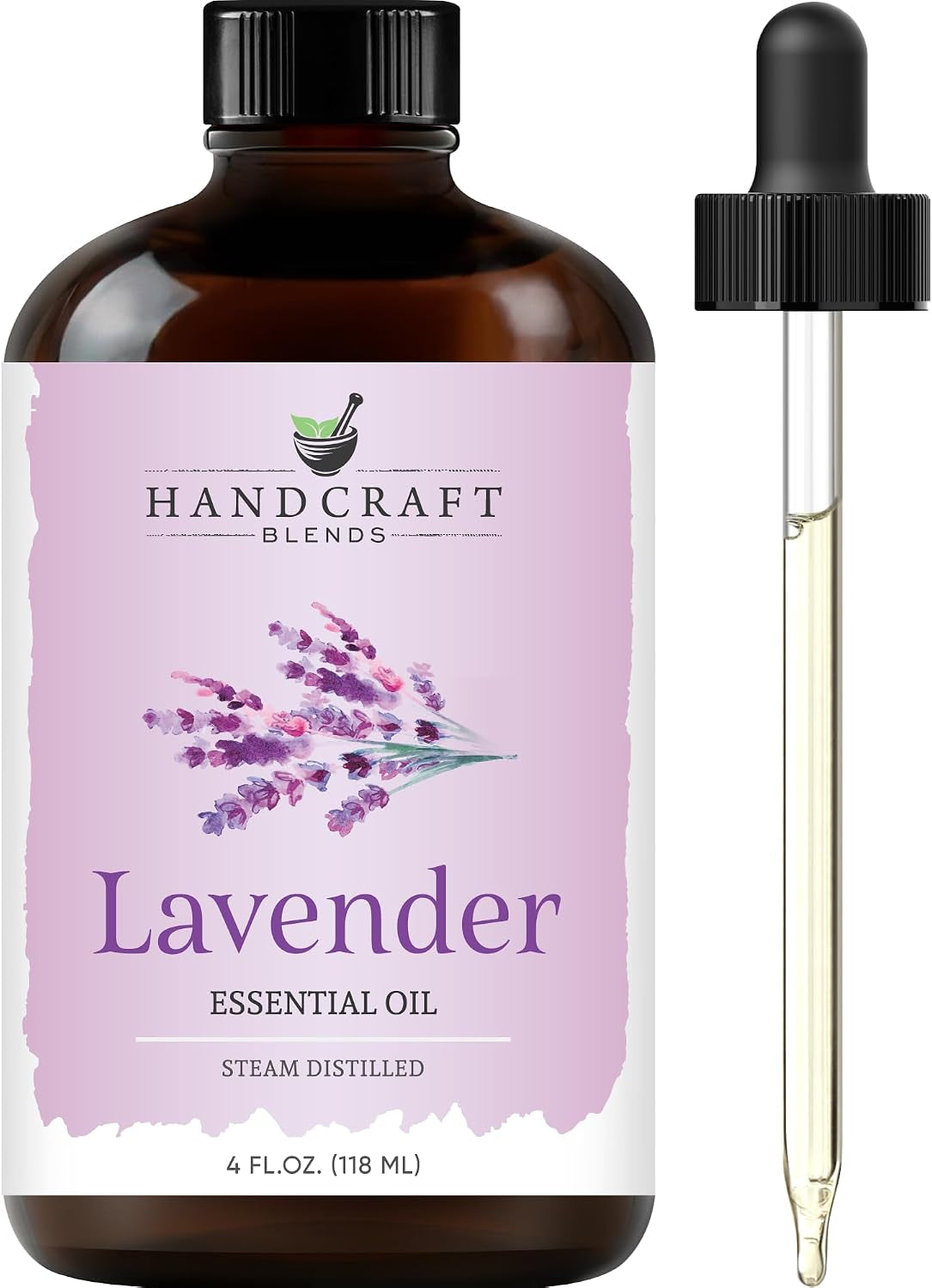 Lavender Essential Oil – Huge 4 Fl Oz – Essential Oil for Diffuser and Aromatherapy, Skin, Massage, Candle and Soap Making Fragrance