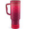 Stay Hydrated in Style: Coquella 40 Oz Insulated Tumbler with Handle & Push-Button Straw Lid – Perfect for Gym & Office, Leakproof & BPA-Free, Rose Quartz