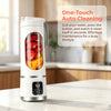 [Dealsforyoudays] Portable 15.22 Oz USB Rechargeable Personal Blender with LED Display, Durable Abs Material, Perfect for Smoothies & Juices, Home Kitchen Essential